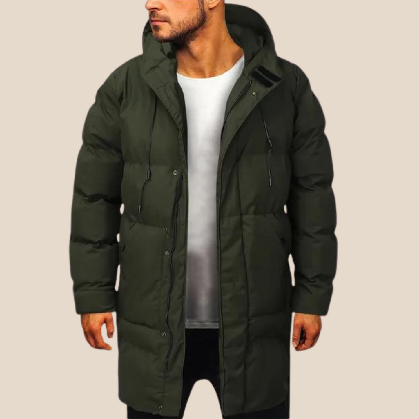 Bestel nu onze Gewatteerde Parka Heren Winterjas en ga de kou tegemoet met vertrouwen en stijl!
