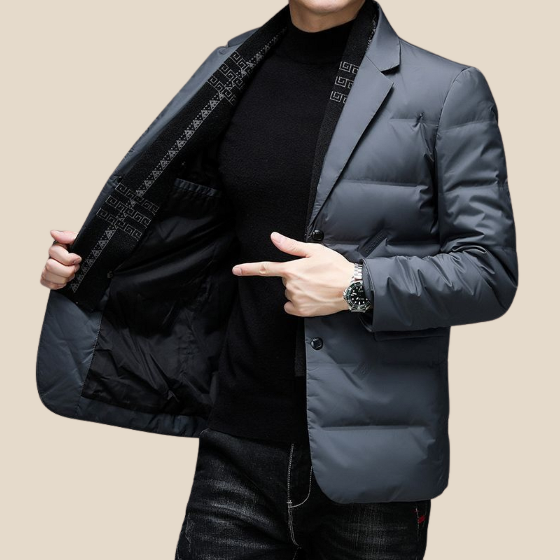  Upgrade vandaag nog je stijl en voeg de Karel's Stijlvolle Blazer Jas toe aan je collectie!