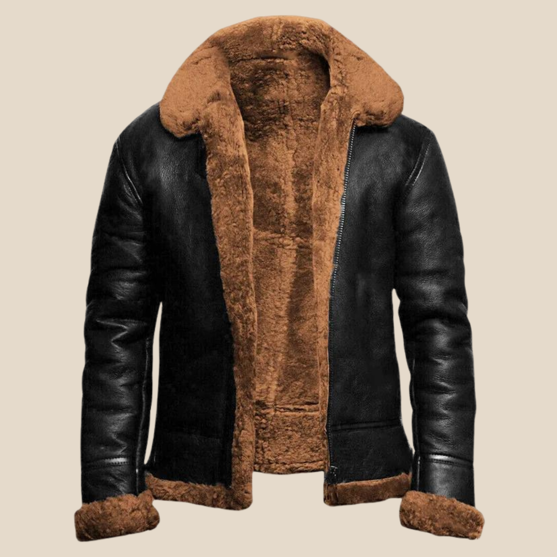 Verrijk je wintergarderobe vandaag nog met de Lorenzo leren winterjas en omarm de kou in stijl!