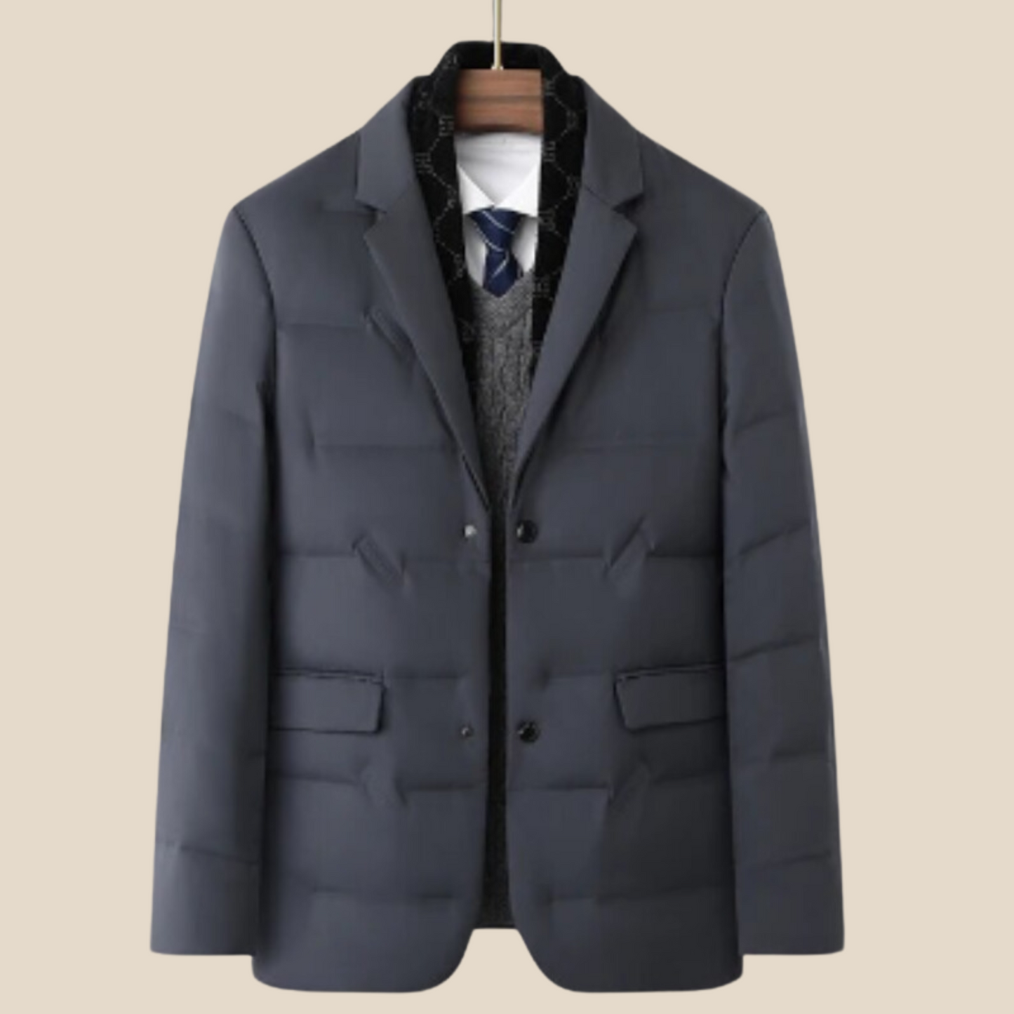  Upgrade vandaag nog je stijl en voeg de Karel's Stijlvolle Blazer Jas toe aan je collectie!