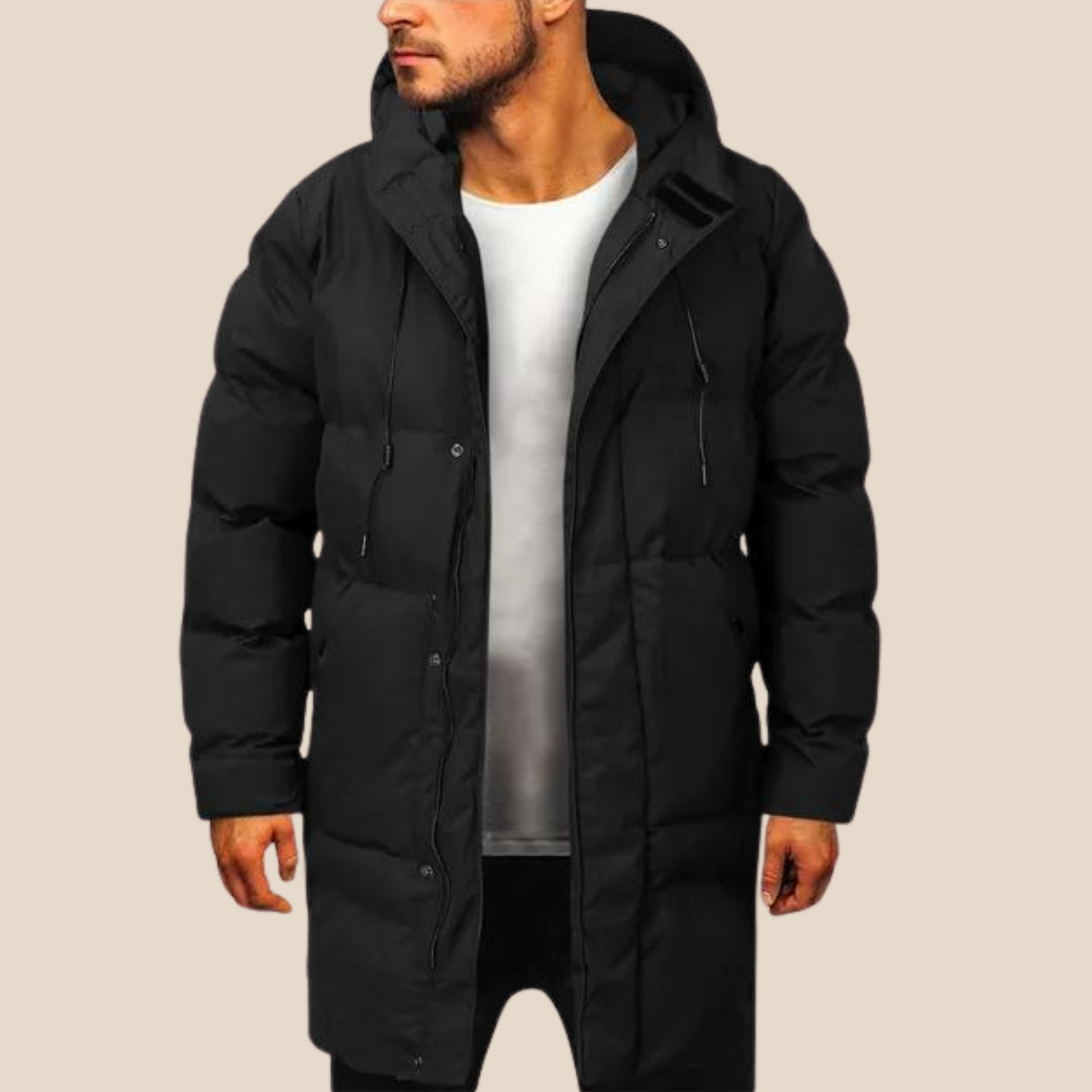 Bestel nu onze Gewatteerde Parka Heren Winterjas en ga de kou tegemoet met vertrouwen en stijl!
