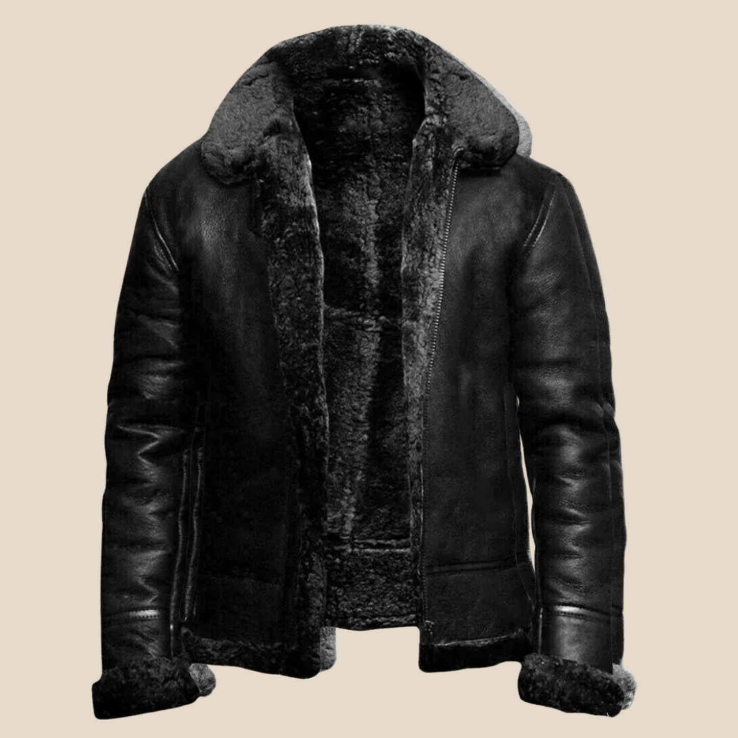 Verrijk je wintergarderobe vandaag nog met de Lorenzo leren winterjas en omarm de kou in stijl!