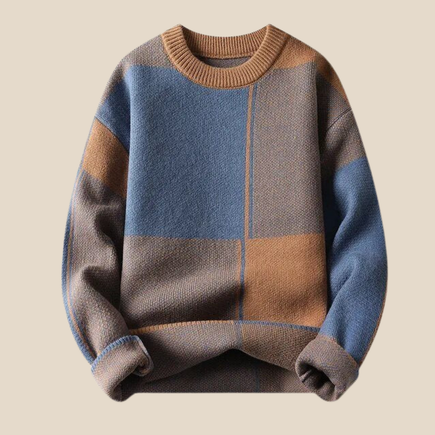 Verrijk je garderobe vandaag nog en omarm de elegante warmte van Manuel's Gebreide Trui met patroon. Koop nu!
