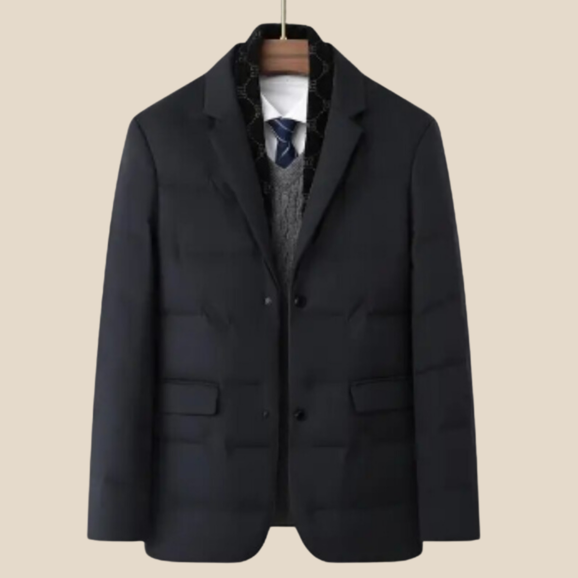  Upgrade vandaag nog je stijl en voeg de Karel's Stijlvolle Blazer Jas toe aan je collectie!